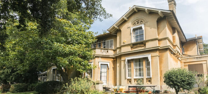 A grand house
